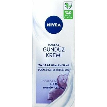 Nivea Hassas Gündüz Kremi Nemlendirici Canlandırıcı Doğal Üzüm Çekirdeği Yağı 50 ml