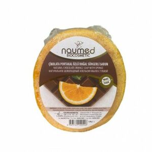 Naumed Çikolata Portakal Özlü Doğal Süngerli Sabun 135 gr
