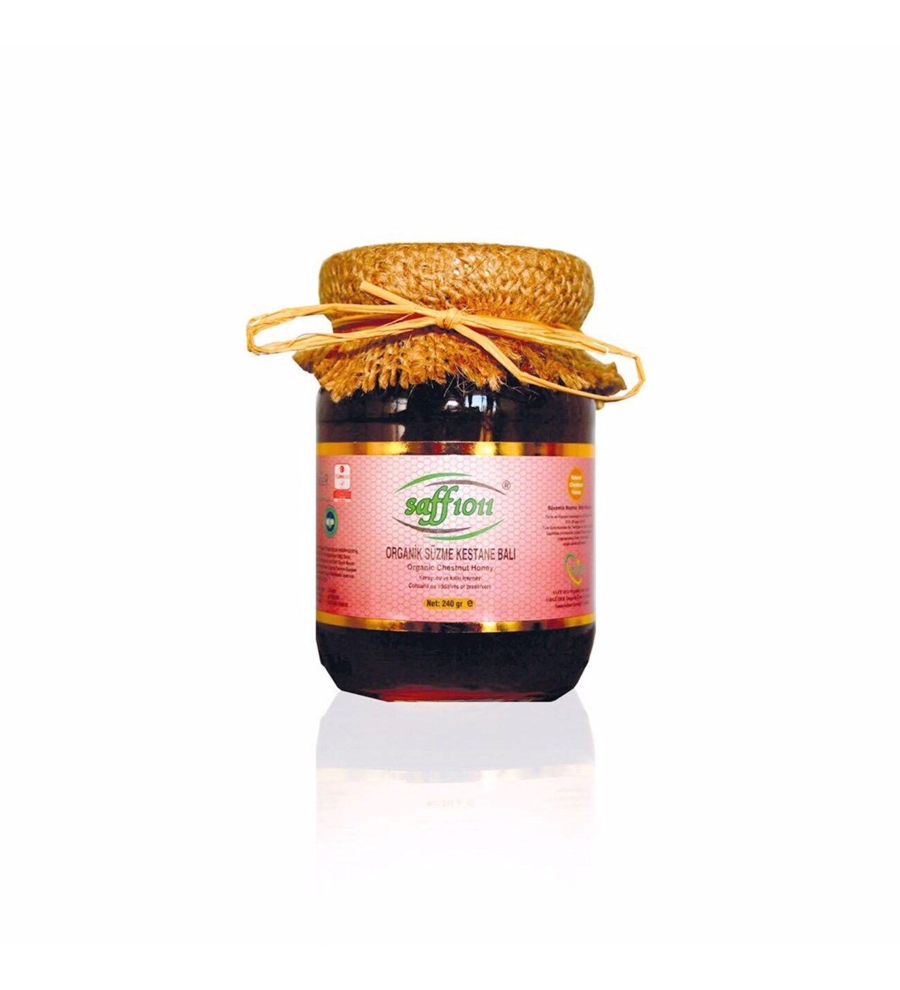 Saff 1011 Organik Kestane Balı 240 gr
