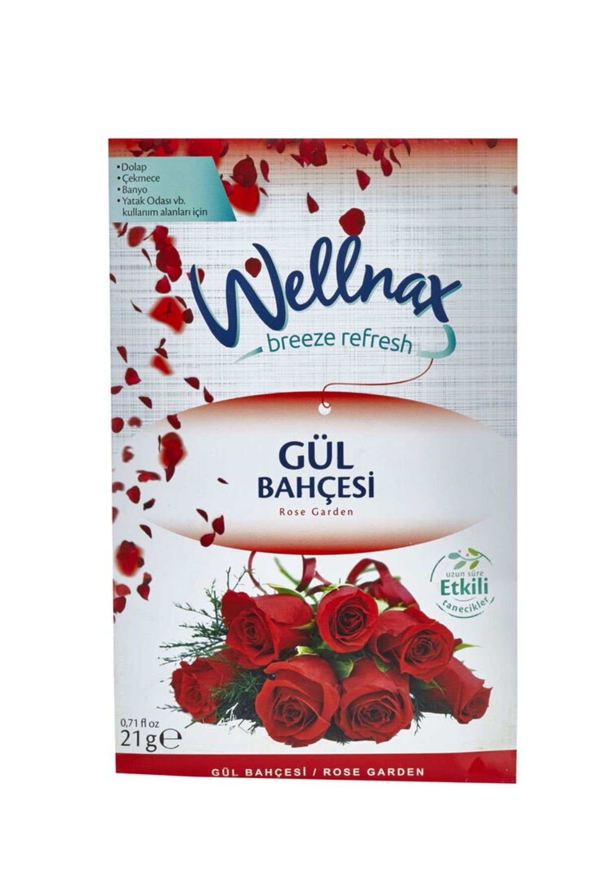 Wellnax Breeze Refresh Dolap ve Çekmece Kokusu Gül Bahçesi Kesesi