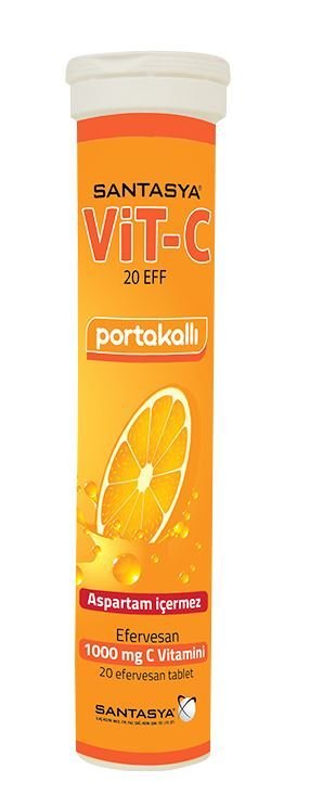 Santasya Vitamin-C 1000 mg 20 Efervesan Tablet