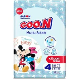 Goon Mutlu Bebek Külot Bez No: 4 30'lu