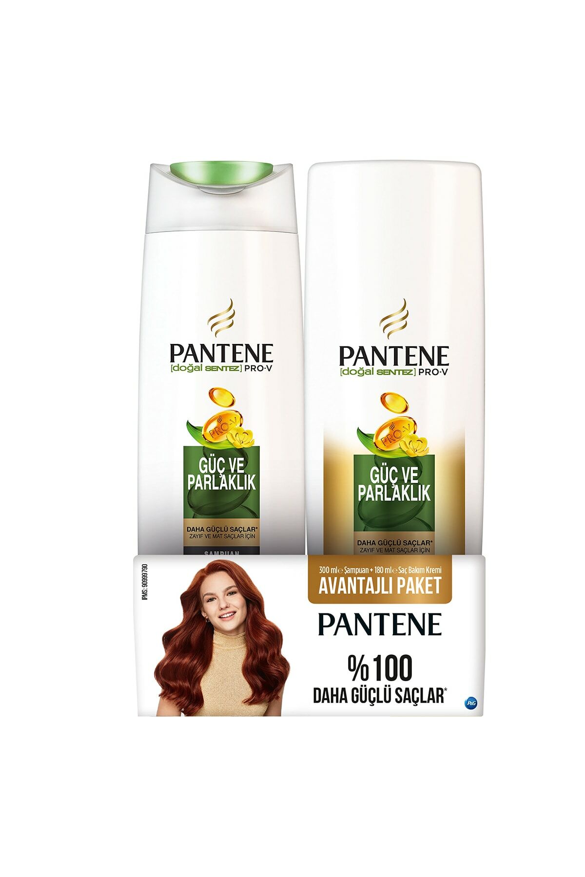 Pantene Güçlü ve Parlaklık Saç Kremi 180 ml