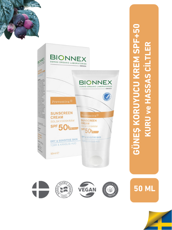 Bionnex Sunscreen Dry And Sensitive SPF50 50 ml