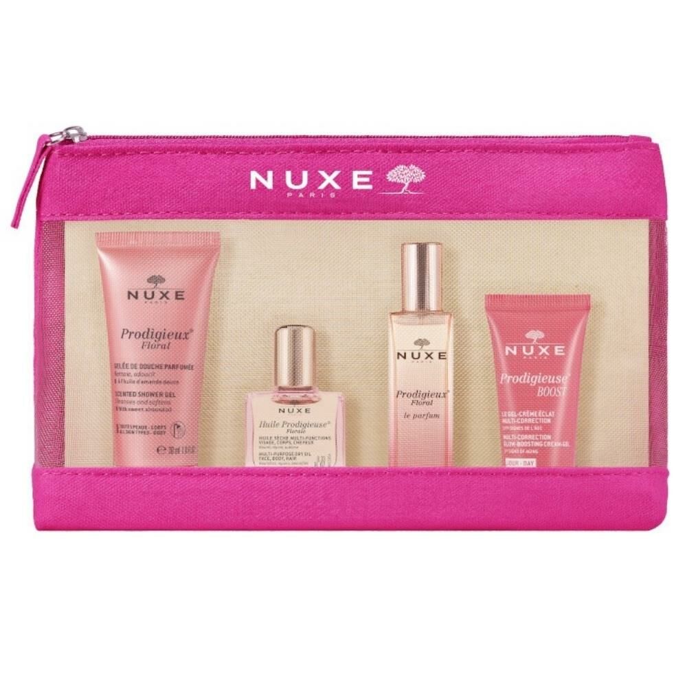 Nuxe Prodigieux Floral Bakım Seti - Shower Gel 30 ml + Florale 10 ml + Perfume 15 ml + Multi-Correction Gel Cream 15 ml