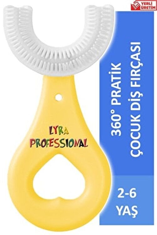 Lyra Professional Çocuk Diş Fırçası - Sarı
