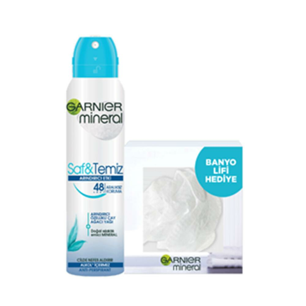 Garnier Mineral Deodorant 150 ml + Banyo Lifi