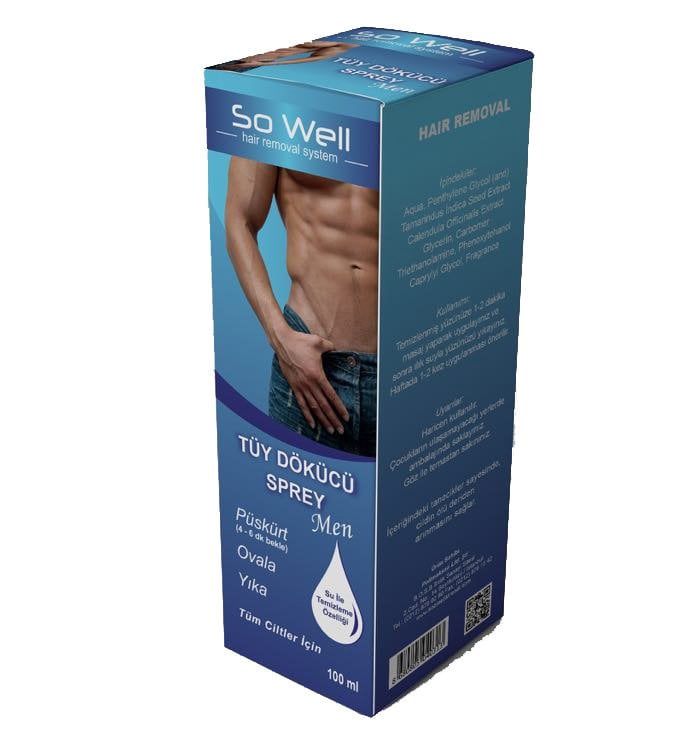 So Well Tüy Dökücü Sprey Erkek 100 ml