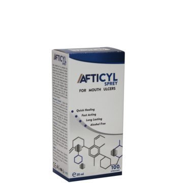 Afticyl Sprey Aft ve Ağız Yaraları İçin 20ml