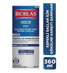 Bioblas For Men Kepek ve Saç Dökülmesine Karşı Şampuan 360 ml - 2 Adet