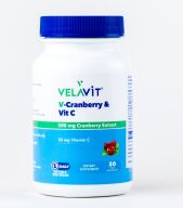 VELAVIT V CRANBERRY VIT C 30 CAP.