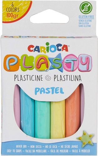 Carioca Plasty Kurumayan Oyun Hamuru 6 Pastel Renk