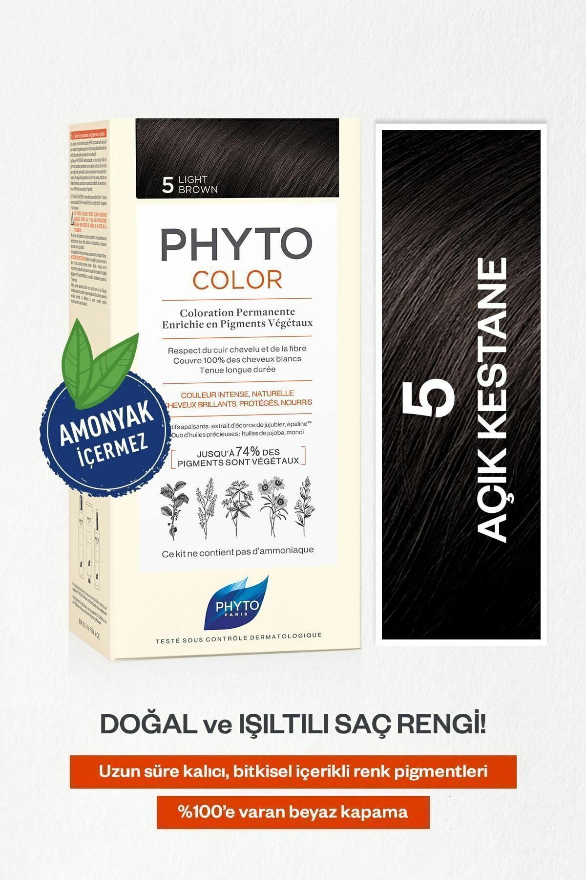 Phyto Color Saç Boyası 5 Açık Kestane