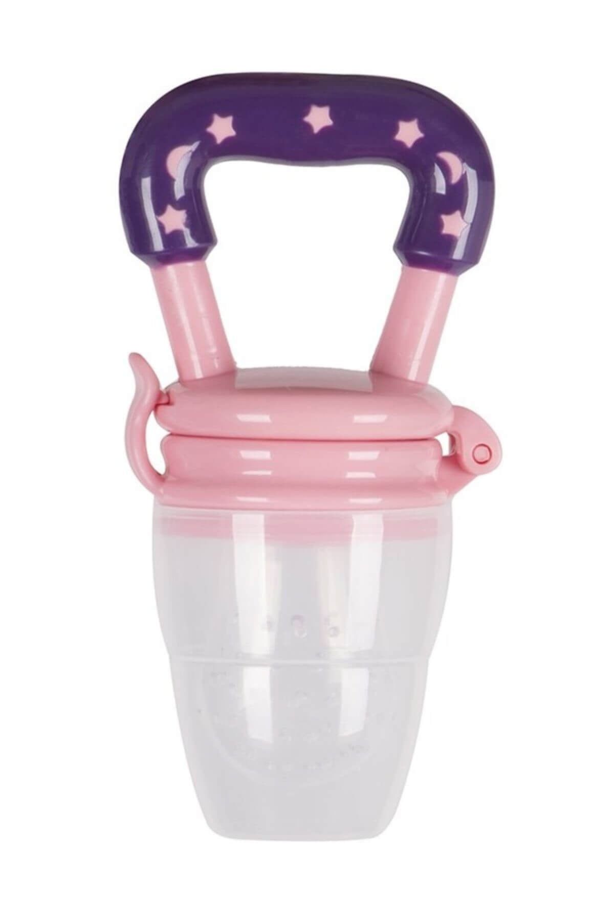 Sevi Bebe Silikon Meyve Emziği ve Diş Kaşıyıcı - Pembe