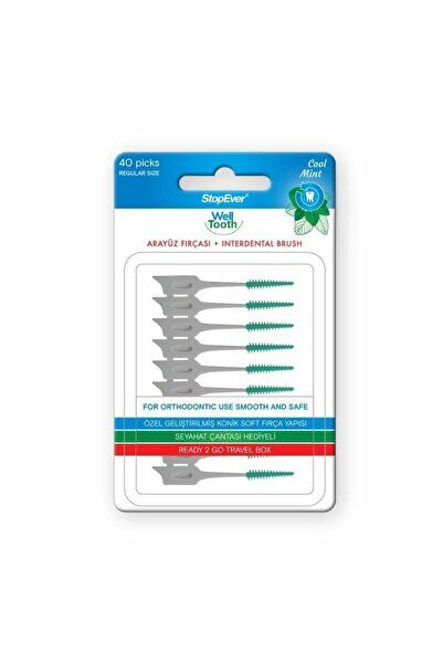 Stopever Well Tooth Arayüz Fırçası Normal Boy 40'lı