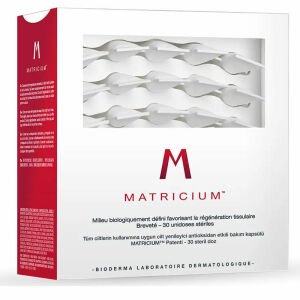 Bioderma Matricium Cilt Yenileyici Bakım Kapsülü 30 x 1 ml + Gua Sha Taş Hediyeli