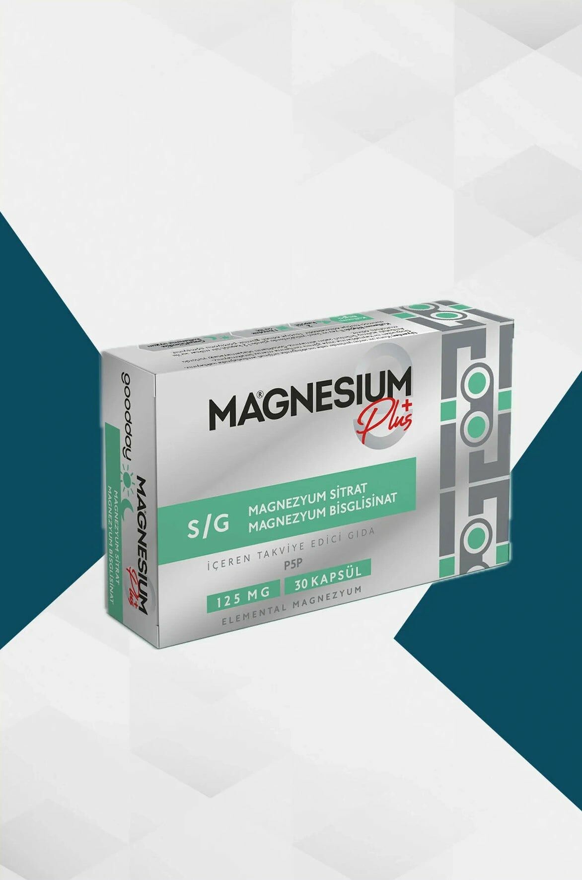 Goodday Magnesium Plus S/G Sitrat Bisglisinat 30 Kapsül