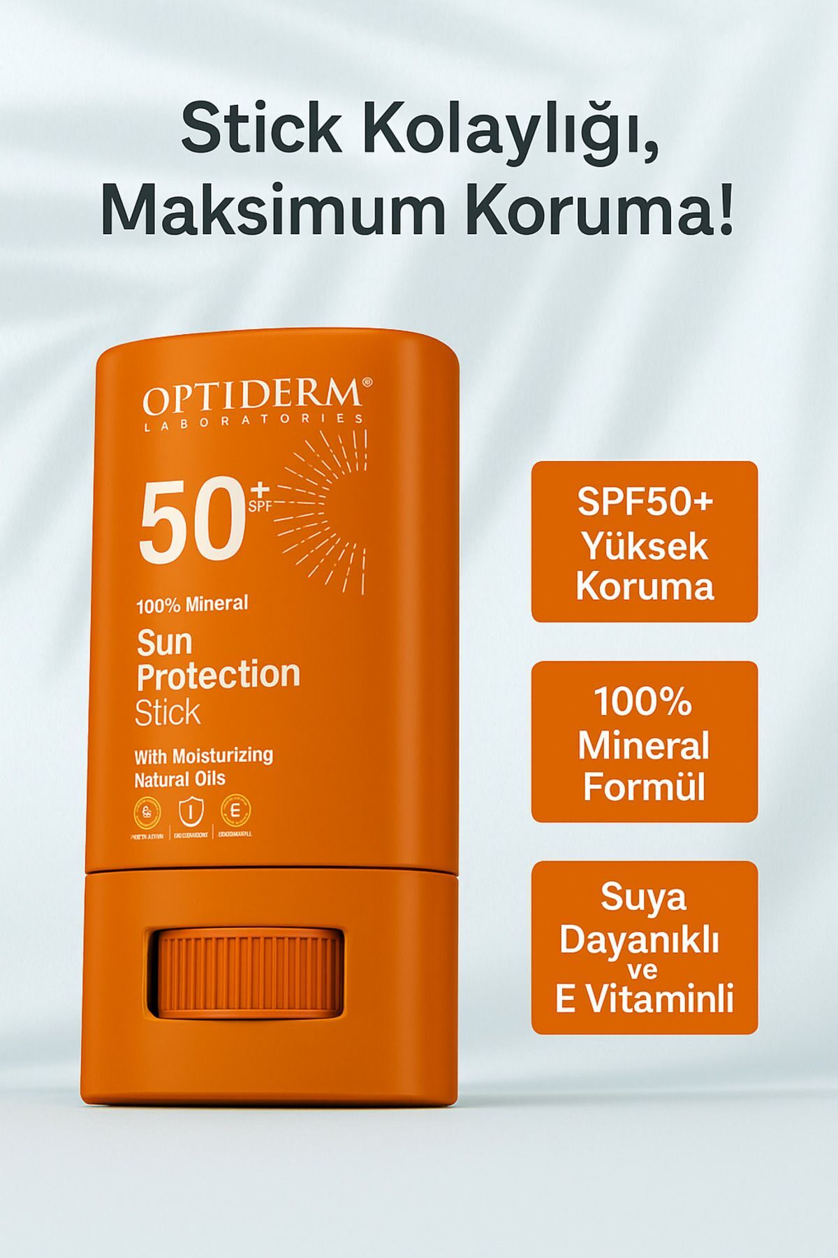 Optiderm Güneş Korumalı Stick Spf50+ 20 ml