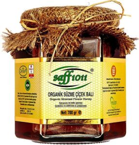 Saff 1011 Organik Süzme Çiçek Balı 700 gr