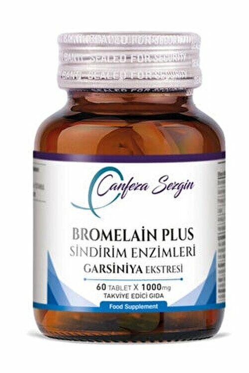 Canfeza Sezgin Bromelain Plus Sindirim Enzimleri Garsiniya 60 Tablet