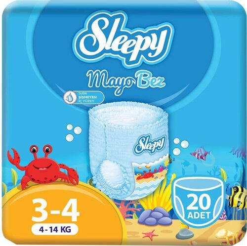 Sleepy Mayo Külot Bez 3-4 Beden Maxi 4-14 kg 20'li