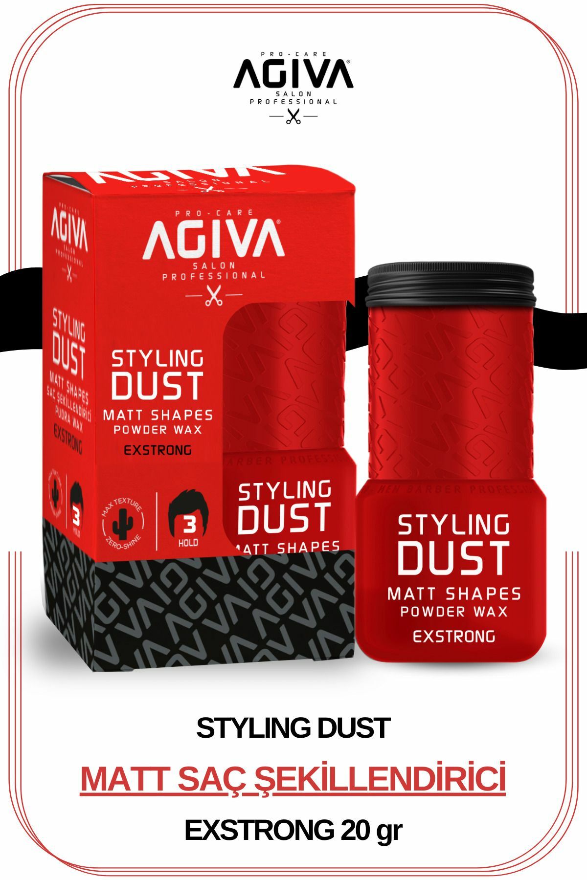 Agiva Styling Powder Pudra Sert Tutuş 20 gr