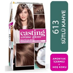 L'Oreal Paris Casting Creme Gloss Saç Boyası - 613 Sütlü Kahve