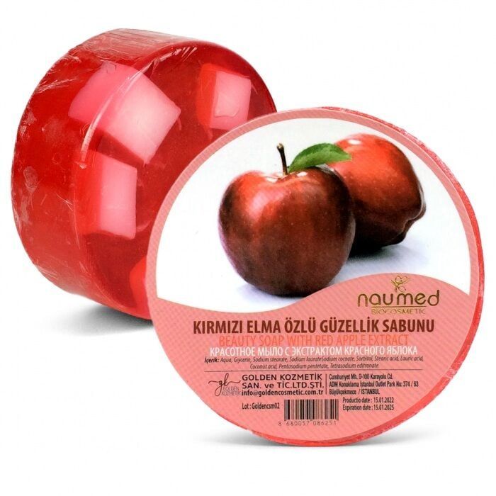Naumed Kırmızı Elma Özlü Güzellik Sabunu 135 gr