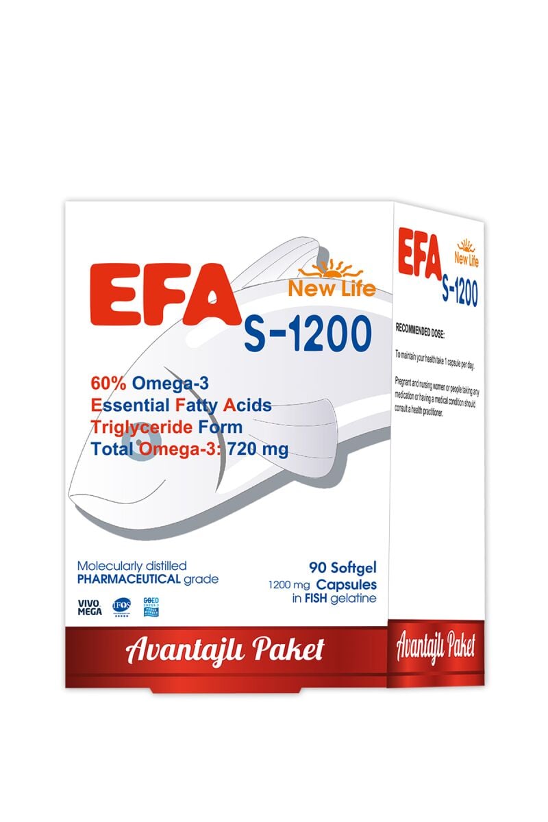 EFA SUPER 1200 MG 90 CAP