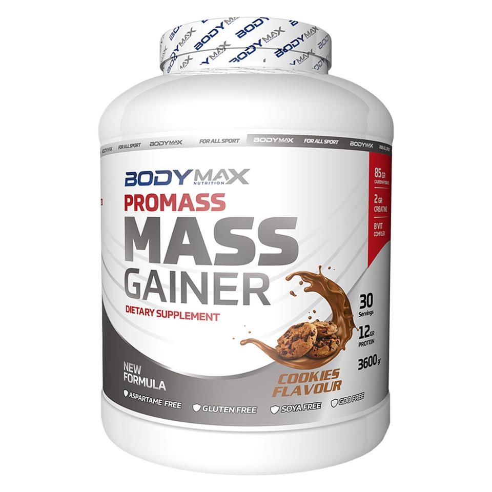 Bodymax Promass Mass Gainer Kurabiye Aromalı 3600 gr