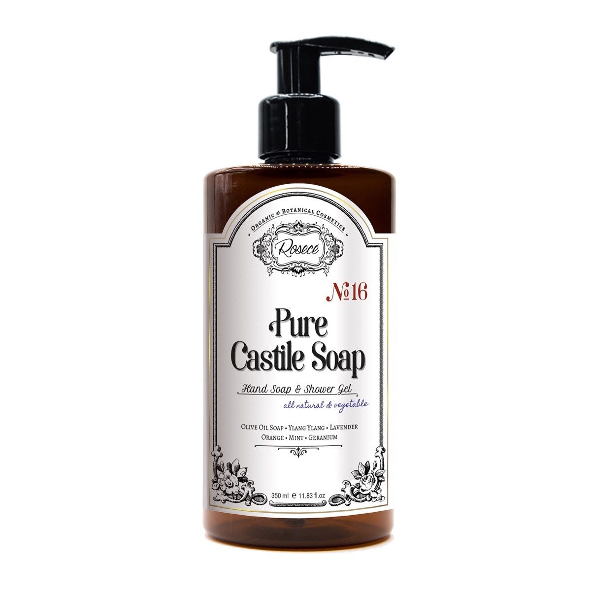 Rosece Sıvı Kastil El Sabunu ve Duş Jeli 350 ml