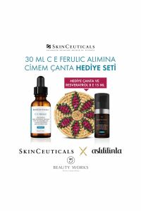 SkinCeuticals CE Ferulic 30 ml + Resveratrol BE 15 ml + Örgü Çanta Hediyeli