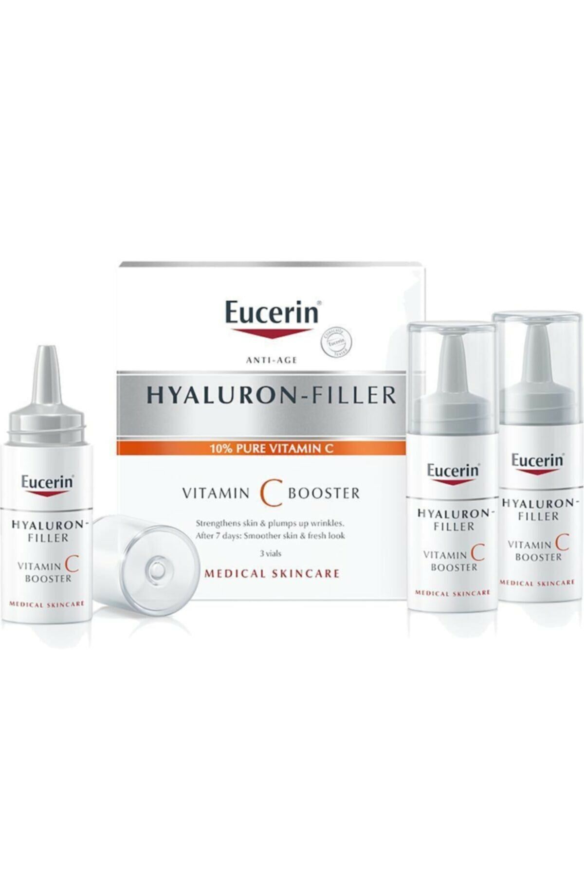 Eucerin Hyaluron Filler C Vitaminli Güçlendirici 8 ml 3'lü