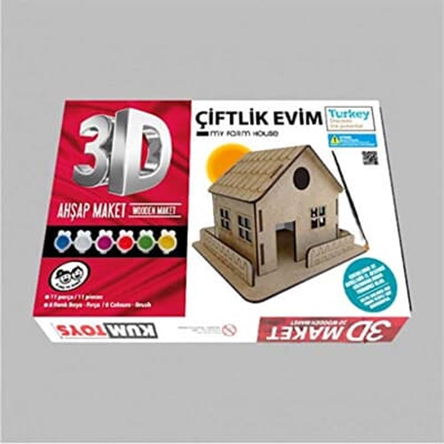 Kumtoys Ahşap Maket Küçük