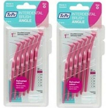 Tepe Angle Saplı Arayüz Fırçası 0,4 mm 6'lı Pembe - 2  Adet