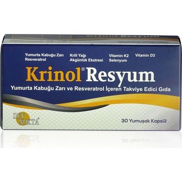 Krinol Resyum 30 Yumuşak Kapsül