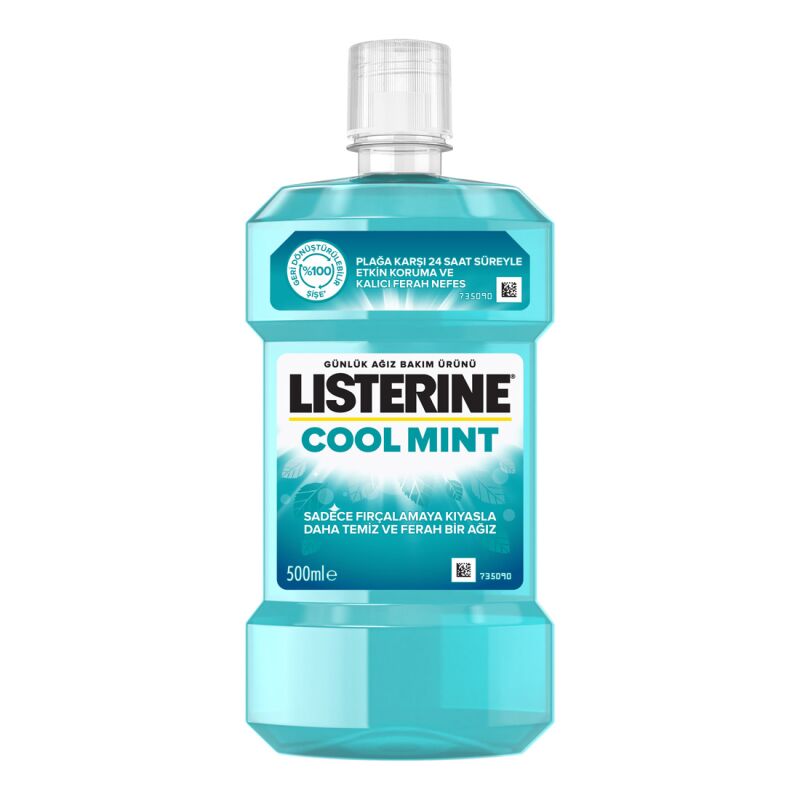 LISTERINE C MINT KOYU MAVI 500 ML