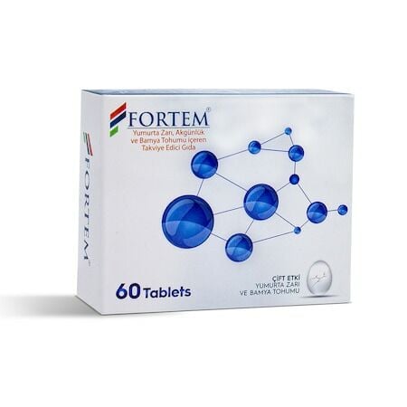 Fortem Yumurta Zarı ve Bamya Tohumu 60 Tablet