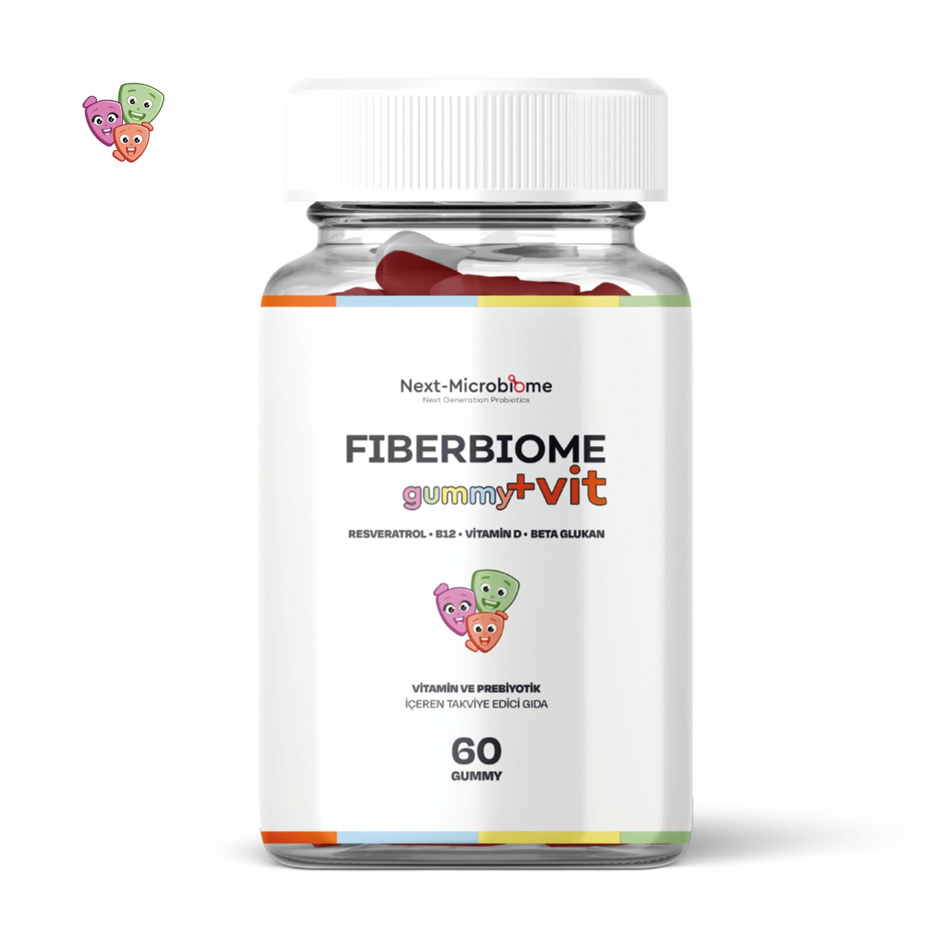 Fiberbiome - Gummy +Vit 240 gr