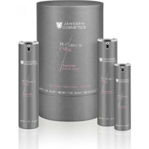 Janssen Cosmetics Platinum Care Face Care - Day Cream 50 ml + Night Cream 50 ml + Eye Cream 15 ml