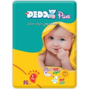 Pedo Plus İkiz Maxi Bebek Bezi No: 4 30'lu