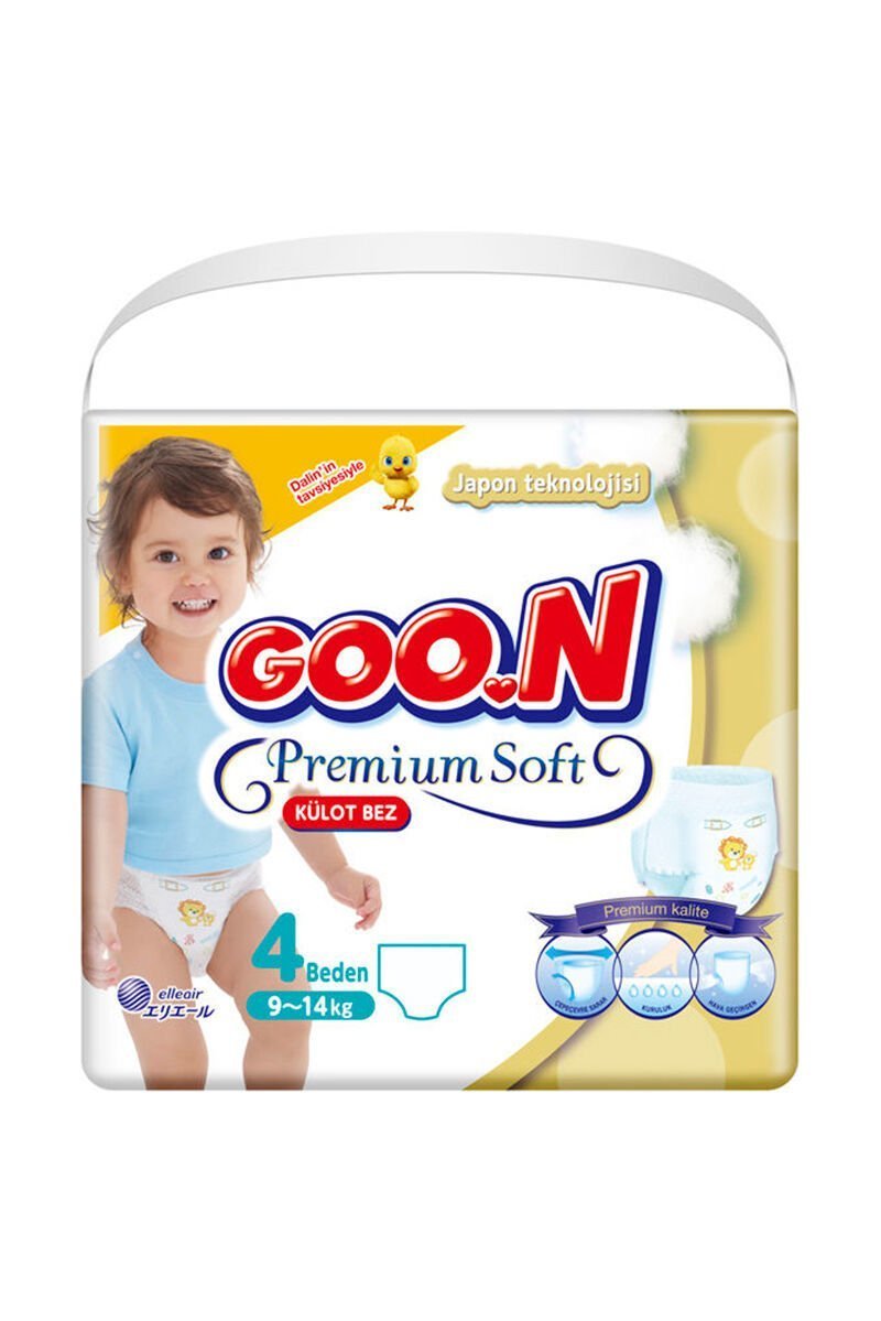 Goon Premium Soft Külot Bez Beden:4 9-14 kg 22 Adet