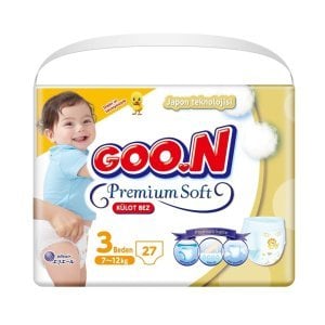 Goon Premium Soft Külot Bez Beden:3 7-12 kg 27 Adet