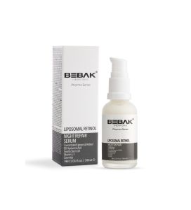 Bebak Pharma Series Liposomal Retinol Serum 30 ml 2 Adet + Bebak Acı Badem Sütü 120 gr 1 Adet Hediye