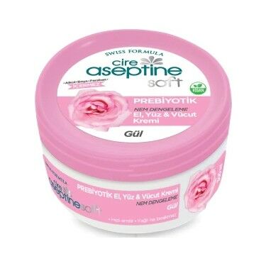 Cire Aseptine Soft Prebiyotik Gül El Yüz ve Vücut Kremi 30 ml