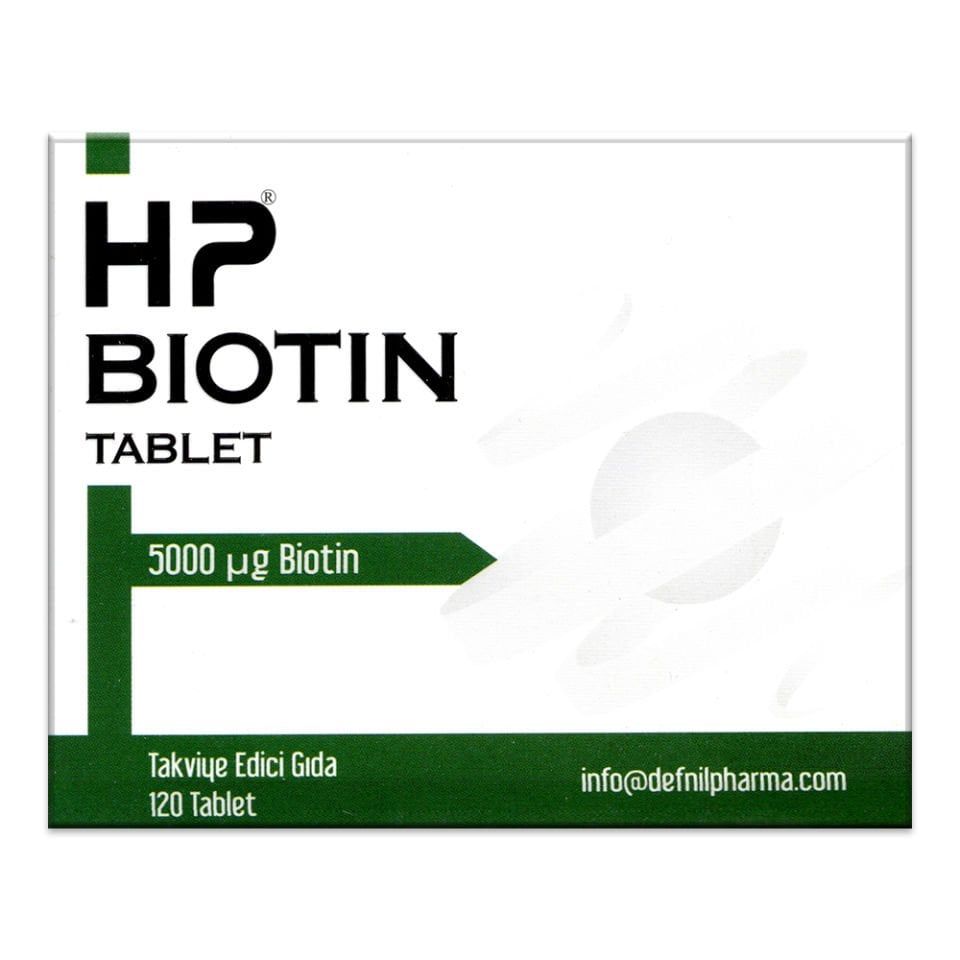 SKT:12/2023 HP Biotin 5 mg 120 tablet