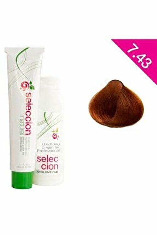 Seleccion Naturel Saç Boyası 60 ml - 7.43 Orta Kumral Bakır Dore