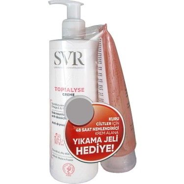 SVR Topialyse Creme 400 ml + Topialyse Gel Lavant 200 ml - Kofre