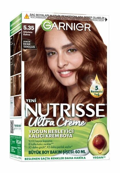 Garnier Çarpıcı Renkler Saç Boyası 5.35 Çikolata Kahve