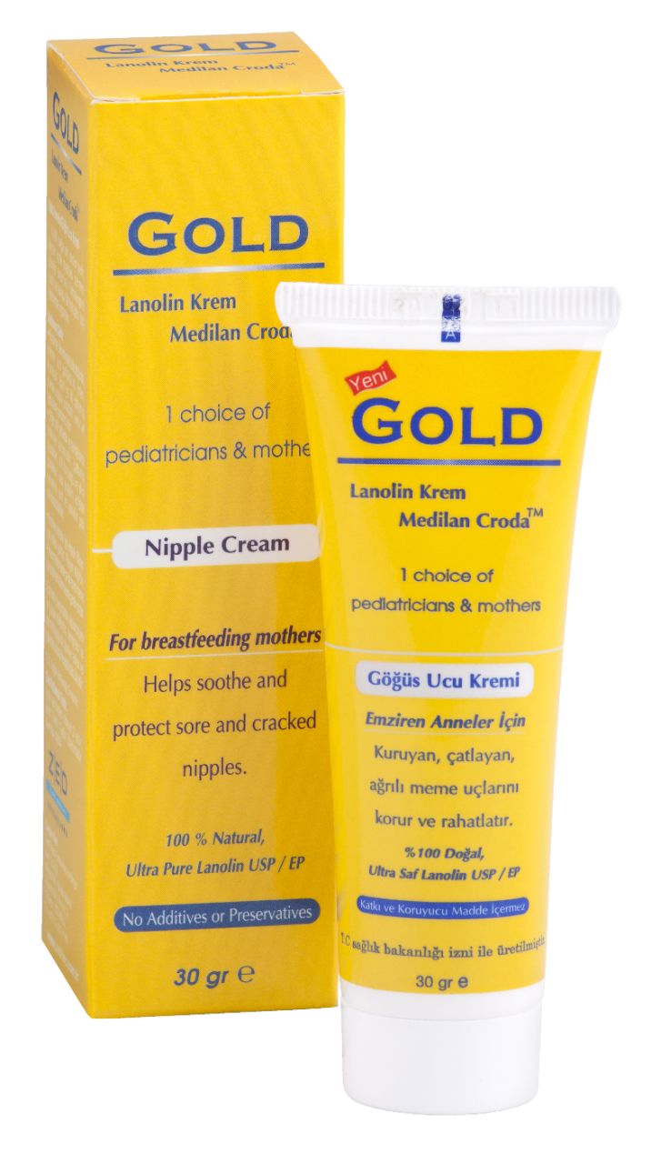 Gold Lanolin Göğüs Ucu Kremi 30 ml
